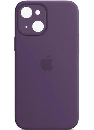 Чехол fiji silicone case full camera для apple iphone 13 бампер накладка с защитой камеры dark purple