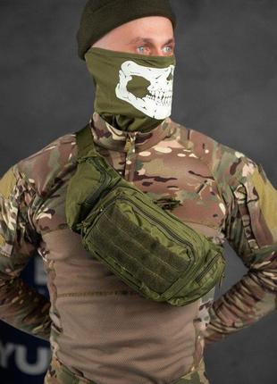 Тактична сумка на пояс, нагрудна тактична сумка, армійська сумка militari rangers4 фото