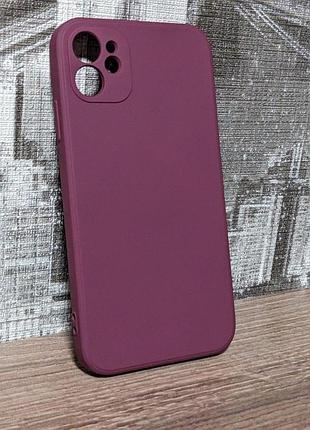 Силиконовый чехол для iphone 11