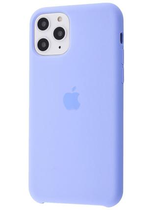 Чохол для iphone 11 pro max silicone case (блакитний)