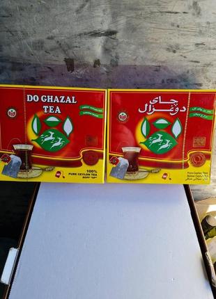 Новинка чай дві газелі акбар чорний 100 пакетів do ghazal tea  akbar