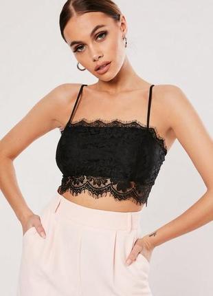 Кружевной топ бралетт missguided1 фото