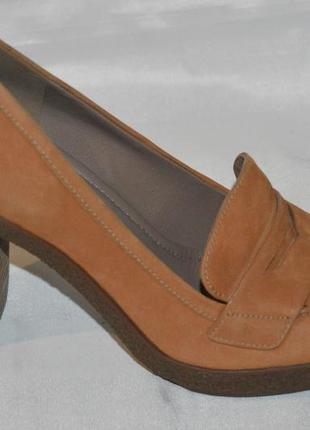 Туфлі жіночі шкіряні ecco розмір 40, женские кожание туфли размер 404 фото