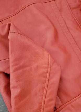 Кожаная косуха,куртка mango xs6 фото