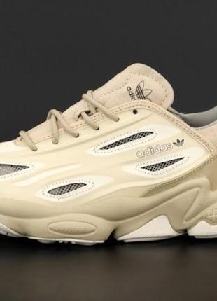 Женские кроссовки  adidas ozweego celox beige