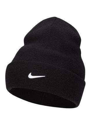 Шапка муж. nike peak beanie swoosh (арт. fb6492-010)