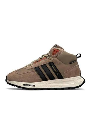 Мужские кроссовки adidas originals retropy e5 sand black fur 41 ( на меху)