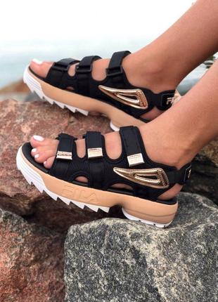 Женские сандалии fila disruptor, удобная обувь на лето!!!