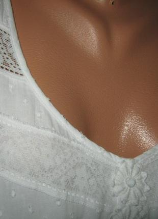 100% хлопок/коттон платье сарафан белое летнее8 фото