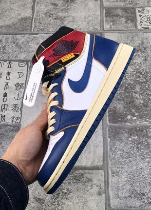 Кроссовки nike air jordan 1 retro high og union los angeles aj1 un/la2 фото