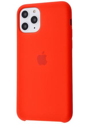 Чехол для iphone 11 pro max silicone case (красный)