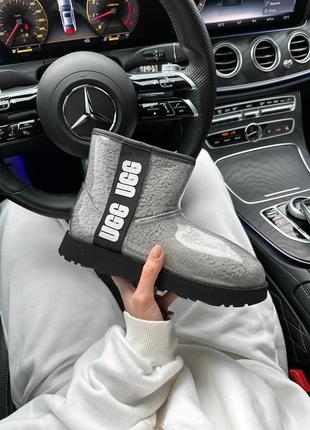 Уггі угги угг ugg classic mini clear grey1 фото