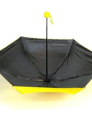 Компактный зонтик / в капсуле-футляре желтый / маленький зонт в капсуле / be-436 цвет: желтый2 фото