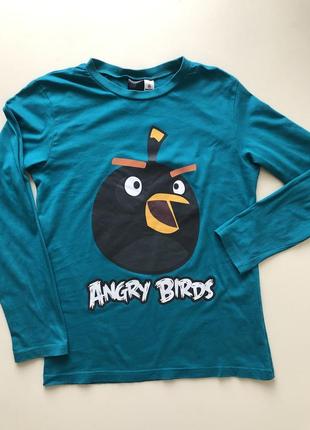 Кофта енгрі бьордс angry birds лонгслив лонгслів тонка кофта футболка з довгим рукавом реглан гольф