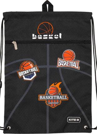 Сумка для обуви kite basketball с карманом k19-601m-14