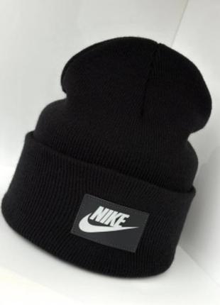 Шапка муж. nike future flash cuffed knit beanie (арт. do8145-010)2 фото