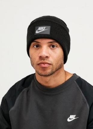 Шапка муж. nike future flash cuffed knit beanie (арт. do8145-010)