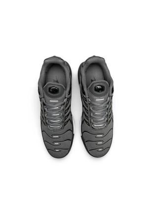 Чоловічі кросівки nike air max plus all gray black white5 фото