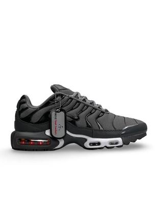 Чоловічі кросівки nike air max plus all gray black white8 фото