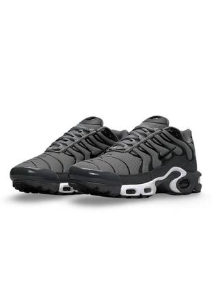 Чоловічі кросівки nike air max plus all gray black white7 фото