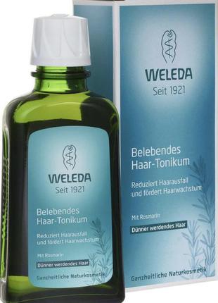 Тонік weleda revitalising розмарин стимулюючий проти випадіння веледа для шкіри голови зміцнюючий для зростання зросту волосся якісний вєледа тоник