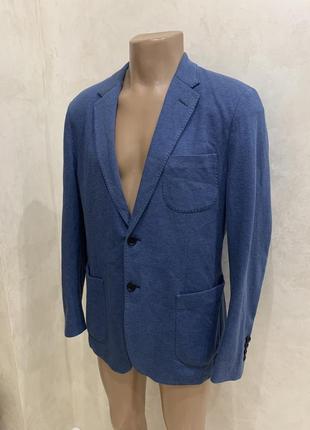Стильный блейзер пиджак gant slim fit cotton piqué sport coat4 фото