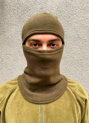 Балаклава тепла фліс олива балаклава зсу зима військова балаклава олива армійська балаклава