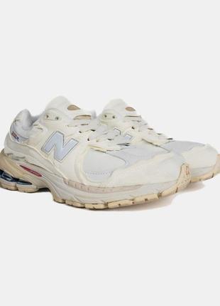 Мужские повседневные кроссовки new balance nb 2002r sea salt cream, мужские кеды нью беленс, мужская обувь5 фото