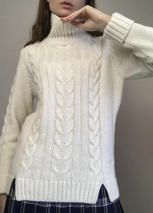 40% альпака 🦙 теплий класичний светр glenmuir з косами жіночий теплий на зиму1 фото