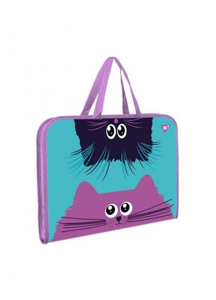 Папка-портфель yes формат: fc; - розмір: 26 х 35 х 3, "kittycon" 491980