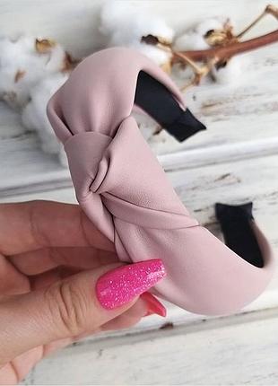 Обруч чалма эко кожа