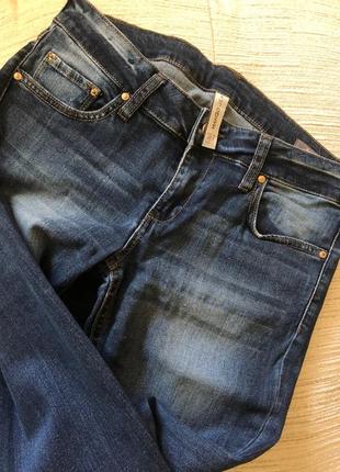 Темно-синие джинсы / фирменные джинсы2 фото