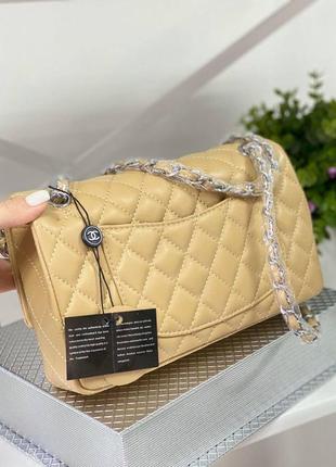 Классическая кожаная сумочка chanel сумка2 фото