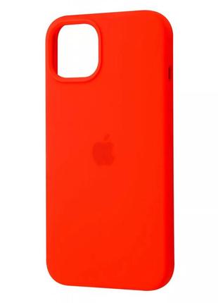 Чехол для iphone 13 pro max silicone case full cover (красный)