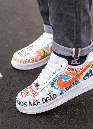 Кросівки найк аір форс 1 nike air force 1 low pauly graffiti garlem ❤️36рр-45рр❤️  кроссовки найк форс графити2 фото