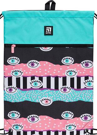 Сумка для обуви с карманом kite education k22-601l-6