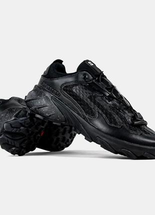 Мужские кроссовки salomon speedverse prg black / саломон спиндверс рпг черные