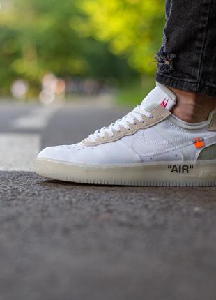 Nike air force x off white, чоловічі кросівки найк