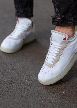 Nike air force x off white, мужские кроссовки найк2 фото