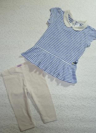 Набор deb / f&f на 2-3 года футболка с лосинами