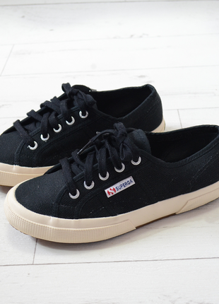 Superga cotu classic sneaker women оригинальные брендовые кеды р. 38 черные классические