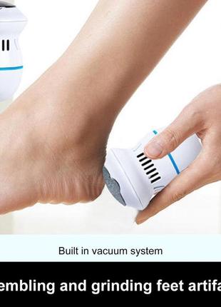 Аппарат для педикюра чистки пяток электрическая пемза для ног pedi vac4 фото