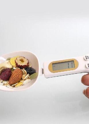 Электронная мерная ложка весы с lcd экраном digital spoon scale spoon scales up to 500g3 фото
