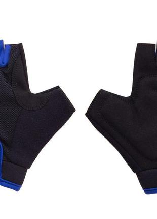 Перчатки green cycle simpla 2 без пальцев m черно-синие