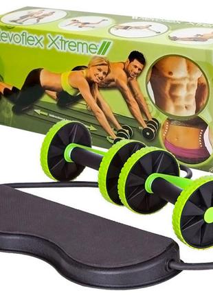 Тренажер для тела многофункциональный 6 уровней тренировки revoflex xtreme green
