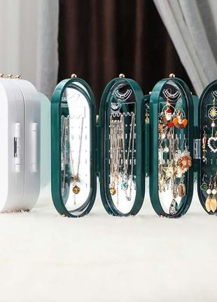 Футляр-органайзер для хранения ювелирных украшений jewelry storage box для бижутерии2 фото