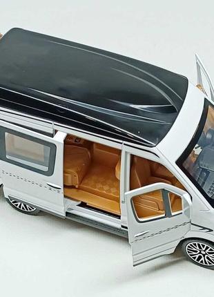 Модель автобуса synergy "mercedes-benz sprinter 2006 года" 1:24 белый dc24293-1.