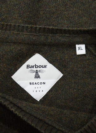 Barbour forest round crew neck pullover jumper 100% wool оригинальная брендовая шерстяная кофта8 фото