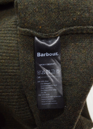 Barbour forest round crew neck pullover jumper 100% wool оригинальная брендовая шерстяная кофта9 фото