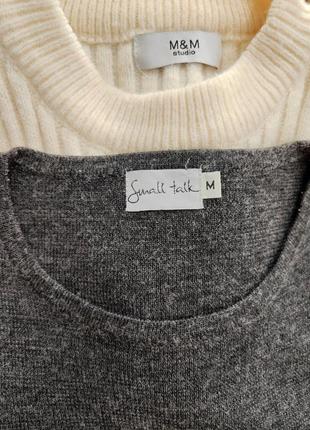 Распродажа!!! 💥💥💥 полушерстяной приталенный свитер, джемпер small talk.5 фото